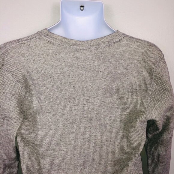 Vintage NFL New England Patriots Thermal Shirt Womens L Gray Long Sleeve - Picture 6 of 8